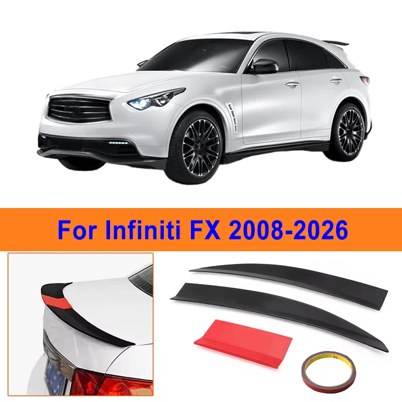 For Infiniti FX 2008-2026 3-Section ABS Rear Trunk Spoiler 115-125cm Adjustable Sports Decor Top Wing Car Exterior Parts
For Infiniti FX 2008-2026 3-Section ABS Rear Trunk Spoiler 115-125cm Adjustable Sports Decor Top Wing Car Exterior Parts