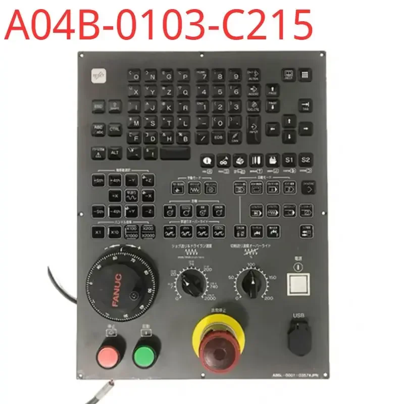 A04B-0103-C215 # JPN FANUC Original CNC Machine Tool Key Operation Panel
A04B-0103-C215 # JPN FANUC Original CNC Machine Tool Key Operation Panel