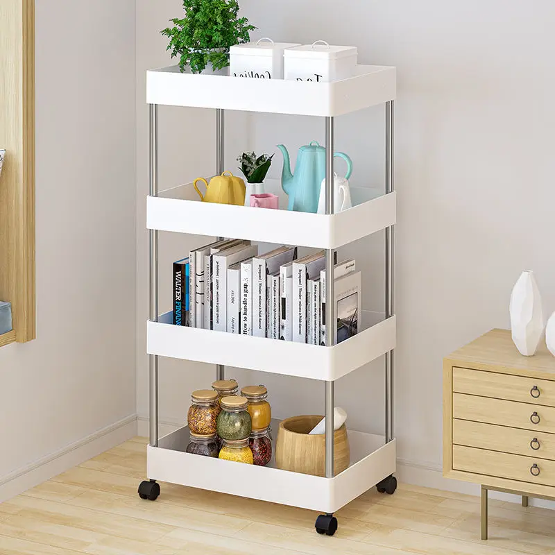 factory 4-layer household plastic trolley rack kitchen shelf living room bathroom multi-functional storage cart
factory 4-layer household plastic trolley rack kitchen shelf living room bathroom multi-functional storage cart