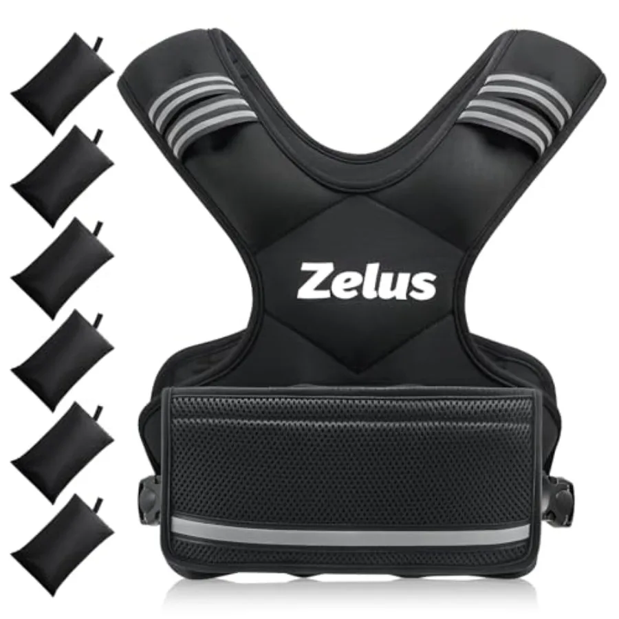 Weighted Vest for Men and Women 4-10lb 11-20lb 20-32lb Adjustable Body Weight Vest with 6 Ironsand Weights for Home Workouts Bl
Weighted Vest for Men and Women 4-10lb 11-20lb 20-32lb Adjustable Body Weight Vest with 6 Ironsand Weights for Home Workouts Bl