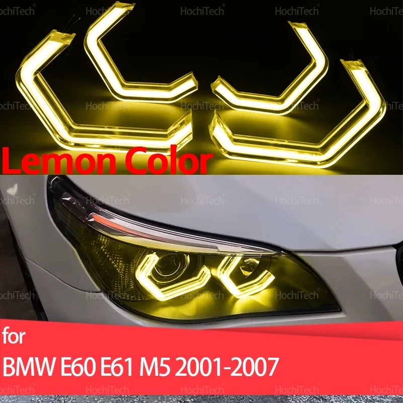 Лимонно-желтый DRL Angel Eyes Kit Ring Headlight Белая лампа для BMW 5 серии E60 E61 520i 525i 530i 540i 545i 550i M5 2001-2007
Лимонно-желтый DRL Angel Eyes Kit Ring Headlight Белая лампа для BMW 5 серии E60 E61 520i 525i 530i 540i 545i 550i M5 2001-2007