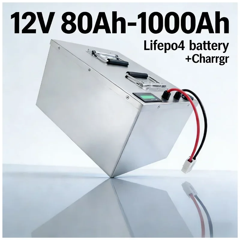 12V 100Ah-800Ah LiFePO4 Deep Cycle Battery with Built-in BMS | High-Efficiency Lithium Battery for 1200W Solar Panels, UPS, Boat
12V 100Ah-800Ah LiFePO4 Deep Cycle Battery with Built-in BMS | High-Efficiency Lithium Battery for 1200W Solar Panels, UPS, Boat