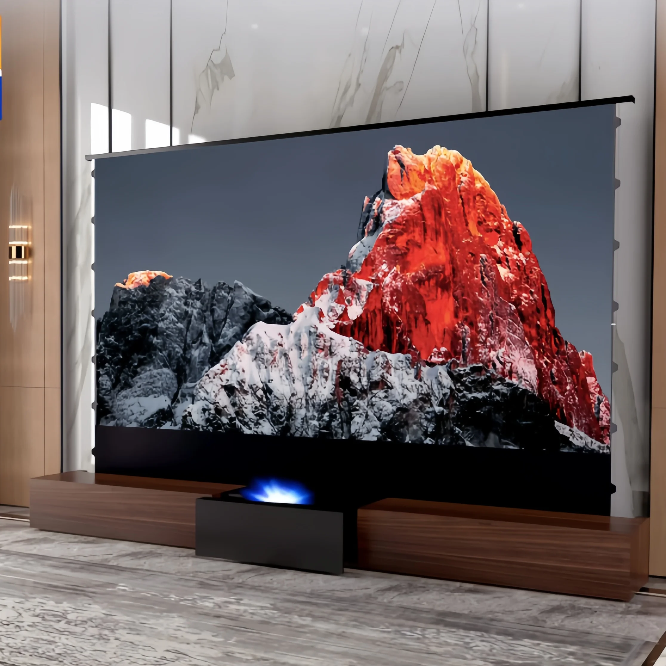 MIVISION 150 Inch Motorized Pulled Up Electric Tab Tension Floor Rising Alr Projector Screen For Ust Projector
MIVISION 150 Inch Motorized Pulled Up Electric Tab Tension Floor Rising Alr Projector Screen For Ust Projector