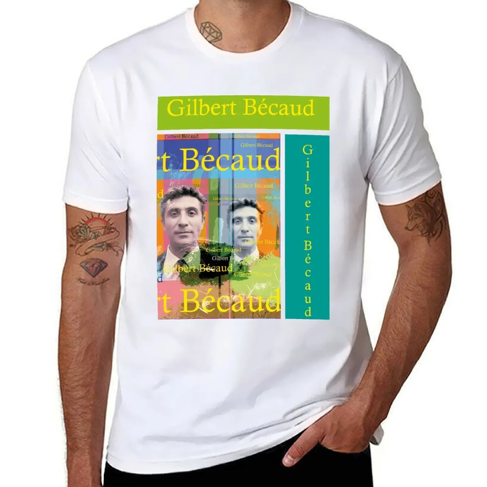 Gilbert Becaud Portrait T-Shirt t shirts for man graphic tees g man t shirts for men T-Shirt
Gilbert Becaud Portrait T-Shirt t shirts for man graphic tees g man t shirts for men T-Shirt