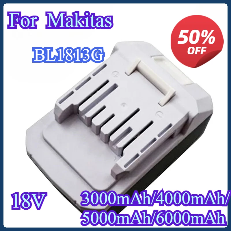 18V 6000mAh Rechargeable Battery for Makita Cordless Drill Power Tools 196365-7 BL1813G BL1815G BL1811G Batteries pack
18V 6000mAh Rechargeable Battery for Makita Cordless Drill Power Tools 196365-7 BL1813G BL1815G BL1811G Batteries pack
