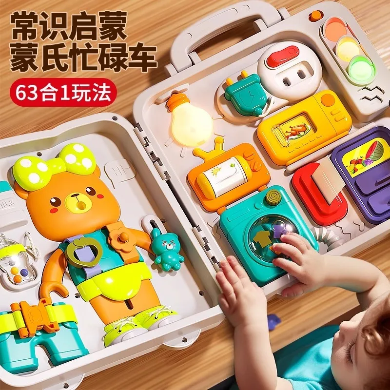 Бизиборд, обучающие пособия Монтессори для маленьких детей 1-3 лет, развивающий дом Монтессори для раннего образования, детские игрушки тонкого действия
Бизиборд, обучающие пособия Монтессори для маленьких детей 1-3 лет, развивающий дом Монтессори для раннего образования, детские игрушки тонкого действия