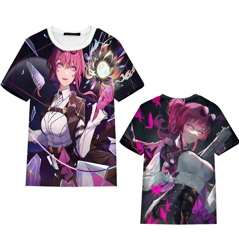 Men's/Women's Anime Tee Kid Y2k Top Short-sleeve Harajuku Oversized Streetwear Hot Game Honkai Star Rail Kafka Print T-shirts 3D 
Men's/Women's Anime Tee Kid Y2k Top Short-sleeve Harajuku Oversized Streetwear Hot Game Honkai Star Rail Kafka Print T-shirts 3D