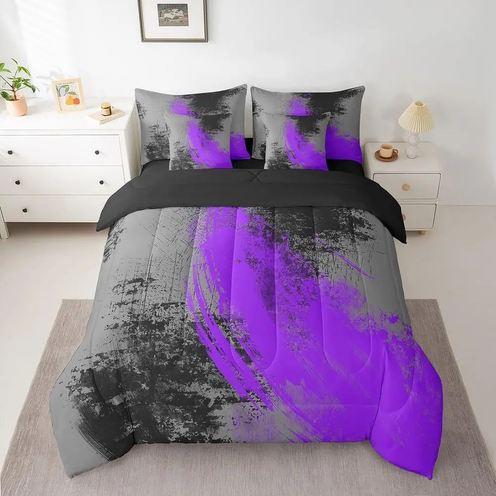 7-Piece Abstract Geometric Bedding Set for King Size - Kids Comforter, Sheets, Pillowcases & Covers
7-Piece Abstract Geometric Bedding Set for King Size - Kids Comforter, Sheets, Pillowcases & Covers
