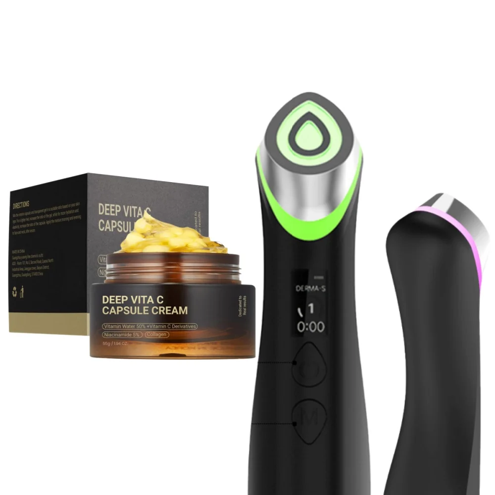 Smart Library Medicube Booster Pro EMS Facial Massager & Deep Vita C Golden Cream - Korean Care Set With Red Lig
Smart Library Medicube Booster Pro EMS Facial Massager & Deep Vita C Golden Cream - Korean Care Set With Red Lig