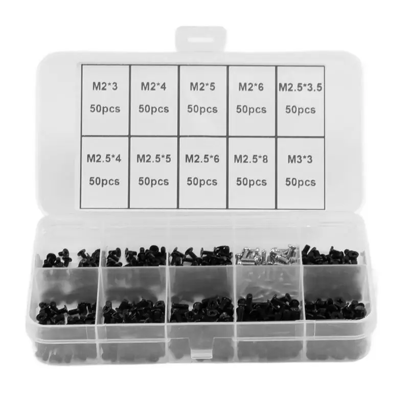 FLYY-500Pcs Laptop Universal Screw Replacement Kit M2, M2.5, M3 For Lenovo Toshiba Gateway HP IBM Dell Dell Acer Asus
FLYY-500Pcs Laptop Universal Screw Replacement Kit M2, M2.5, M3 For Lenovo Toshiba Gateway HP IBM Dell Dell Acer Asus