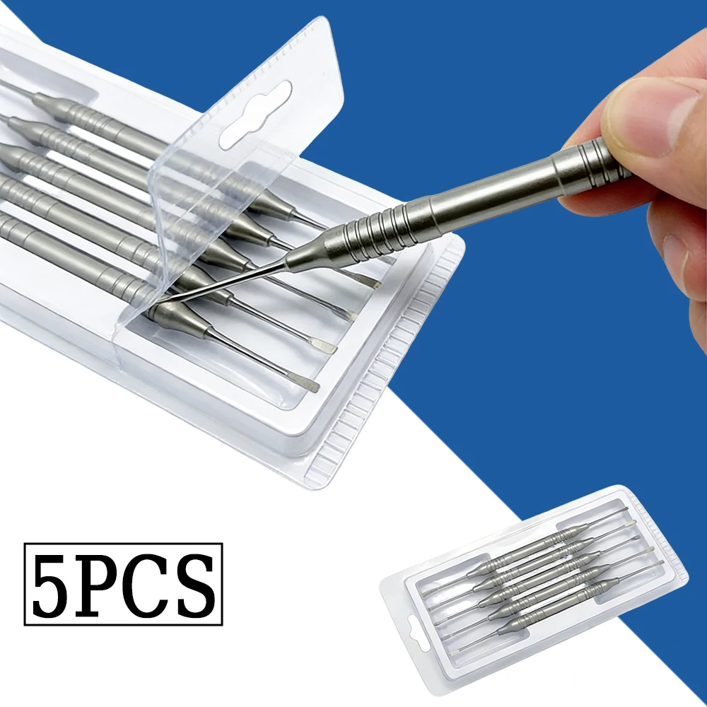 5 PCS Dental Implant Periosteal Separator Double Ended Periodontal Tool for Oral Surgery and Gum Retraction
5 PCS Dental Implant Periosteal Separator Double Ended Periodontal Tool for Oral Surgery and Gum Retraction
