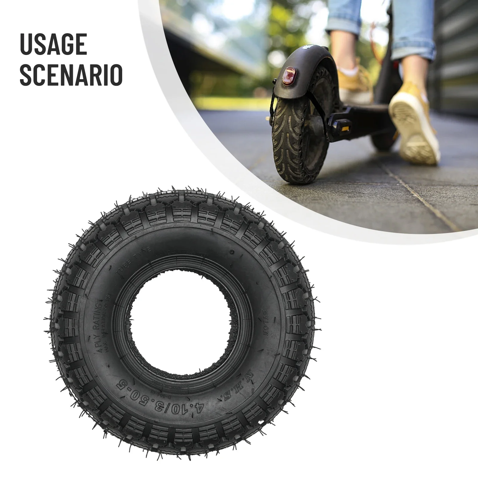 Scooter Tire Bicycle MTB Parts Replacement Sports Tiller Wheelbarrow 4.10/3.50-5 Type For Electric Scooter Newest
Scooter Tire Bicycle MTB Parts Replacement Sports Tiller Wheelbarrow 4.10/3.50-5 Type For Electric Scooter Newest