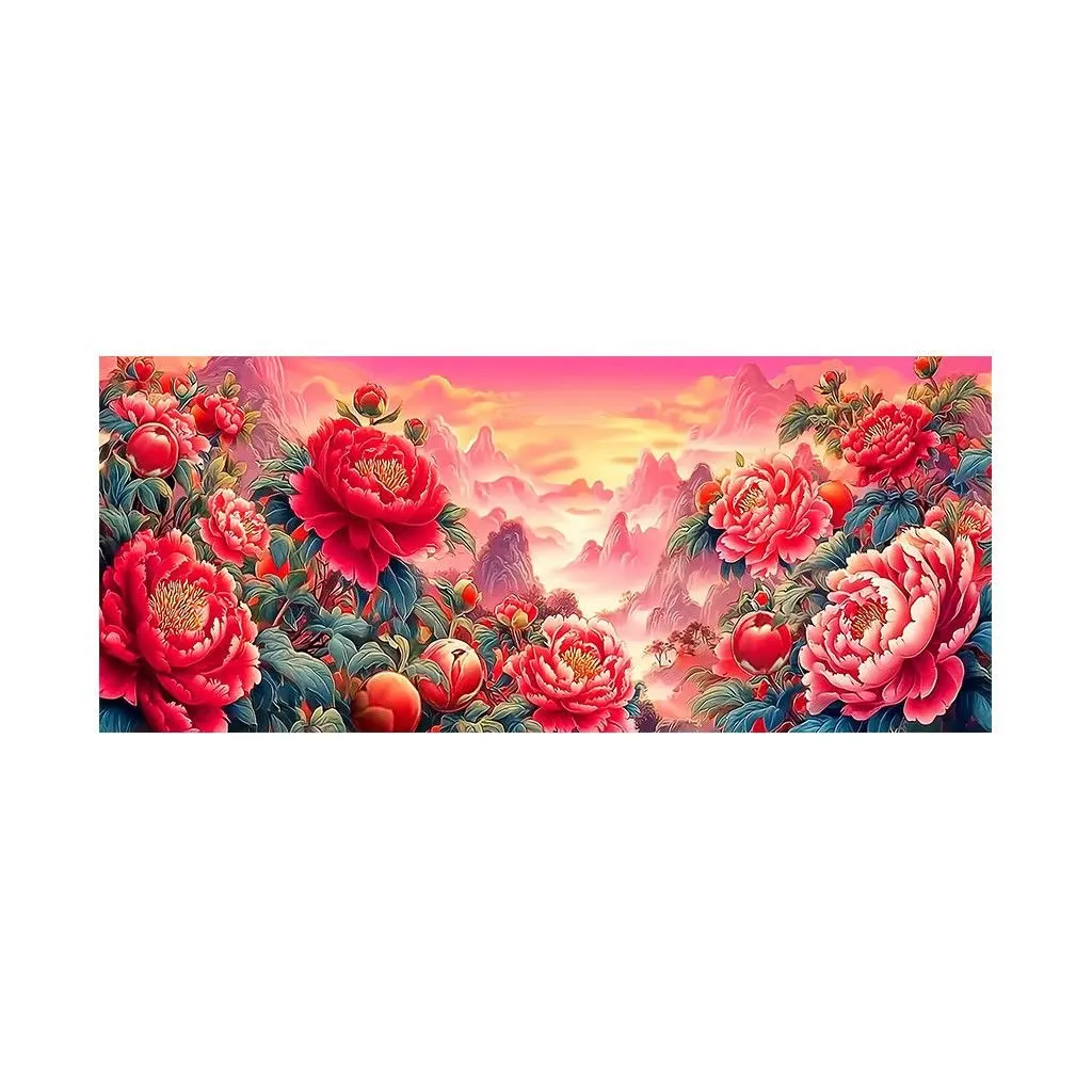 Набор для вышивания крестиком 9ct 180X75CM с красными пионами в китайском стиле, набор для рукоделия, декор для дома
Набор для вышивания крестиком 9ct 180X75CM с красными пионами в китайском стиле, набор для рукоделия, декор для дома
