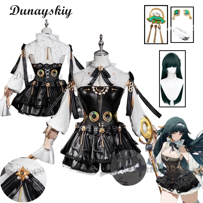 Astra Yao Chandelier Cosplay Costume Dress Zenless Zone Zero Agent Outfit Headwear Earrings Halloween Party for Women Girls Prop
Astra Yao Chandelier Cosplay Costume Dress Zenless Zone Zero Agent Outfit Headwear Earrings Halloween Party for Women Girls Prop