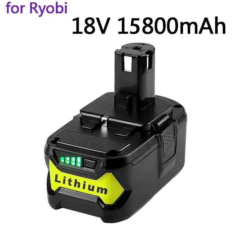 Перезаряжаемый литий-ионный аккумулятор для Ryobi P108 RB18L40, 18 в, 15800 мАч
Перезаряжаемый литий-ионный аккумулятор для Ryobi P108 RB18L40, 18 в, 15800 мАч