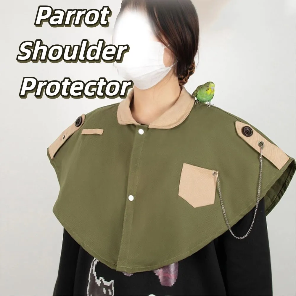 Creative Parrot Pad Shawl Durable Thickened Parrot Shoulder Protector Anti-Bird Poops Washable Anti-Scratch Bird Shoulder
Creative Parrot Pad Shawl Durable Thickened Parrot Shoulder Protector Anti-Bird Poops Washable Anti-Scratch Bird Shoulder