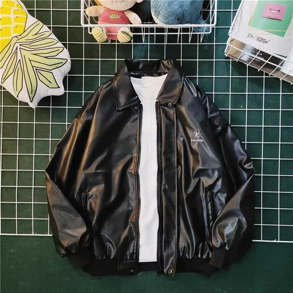 Pilot Pu Leather Motorcycle Jacket Coat Men Autumn Winter Fashion Plus Velvet American Street Retro Handsome Leather Jacket Men
Pilot Pu Leather Motorcycle Jacket Coat Men Autumn Winter Fashion Plus Velvet American Street Retro Handsome Leather Jacket Men