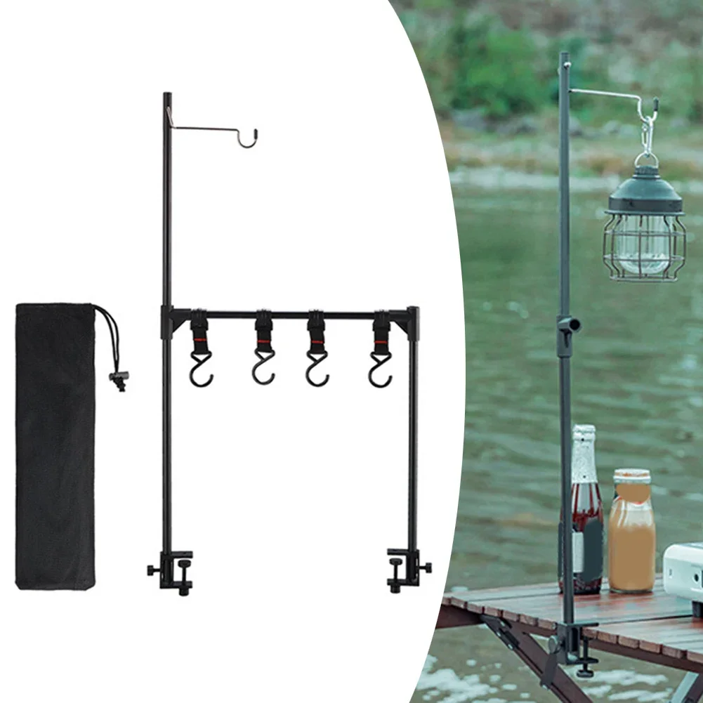 Easily Transportable Lightweight CampTable With Solid Lamp Rack And Smart Stability Features For A Stress Setup
Easily Transportable Lightweight CampTable With Solid Lamp Rack And Smart Stability Features For A Stress Setup