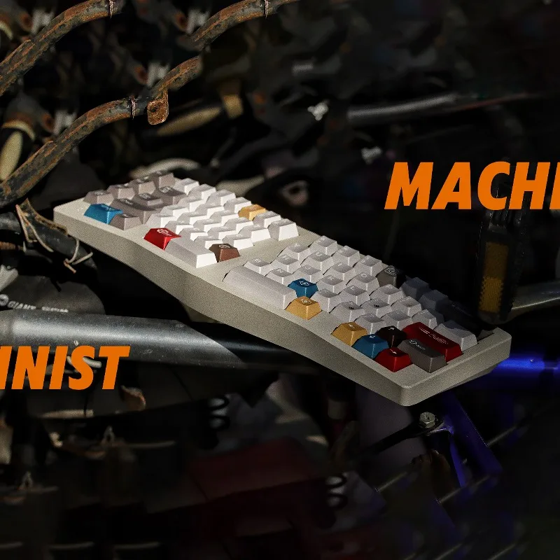 Kim Hee Mechanic Theme Keycaps Set PBT Cherry Profile Custom Original Handmade Keycaps for Mechanical Keyboard Accessories Gift