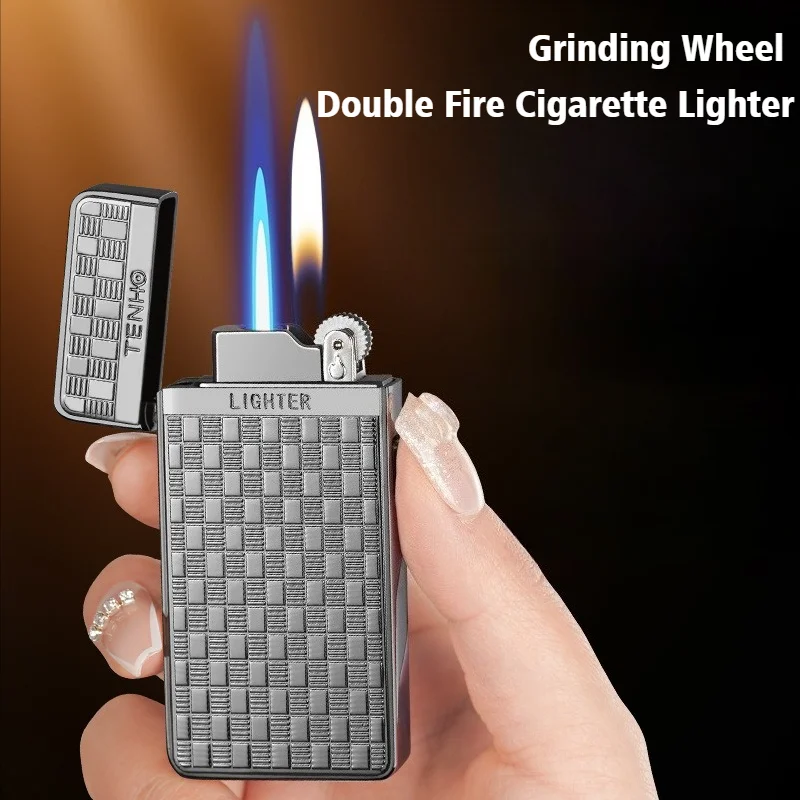 Newest Cigar Igniter Dual Fire Switching Inflatable Lighter Windproof Open Flame Smoke Cigarettes Lighters & Smoking Accessories
Newest Cigar Igniter Dual Fire Switching Inflatable Lighter Windproof Open Flame Smoke Cigarettes Lighters & Smoking Accessories