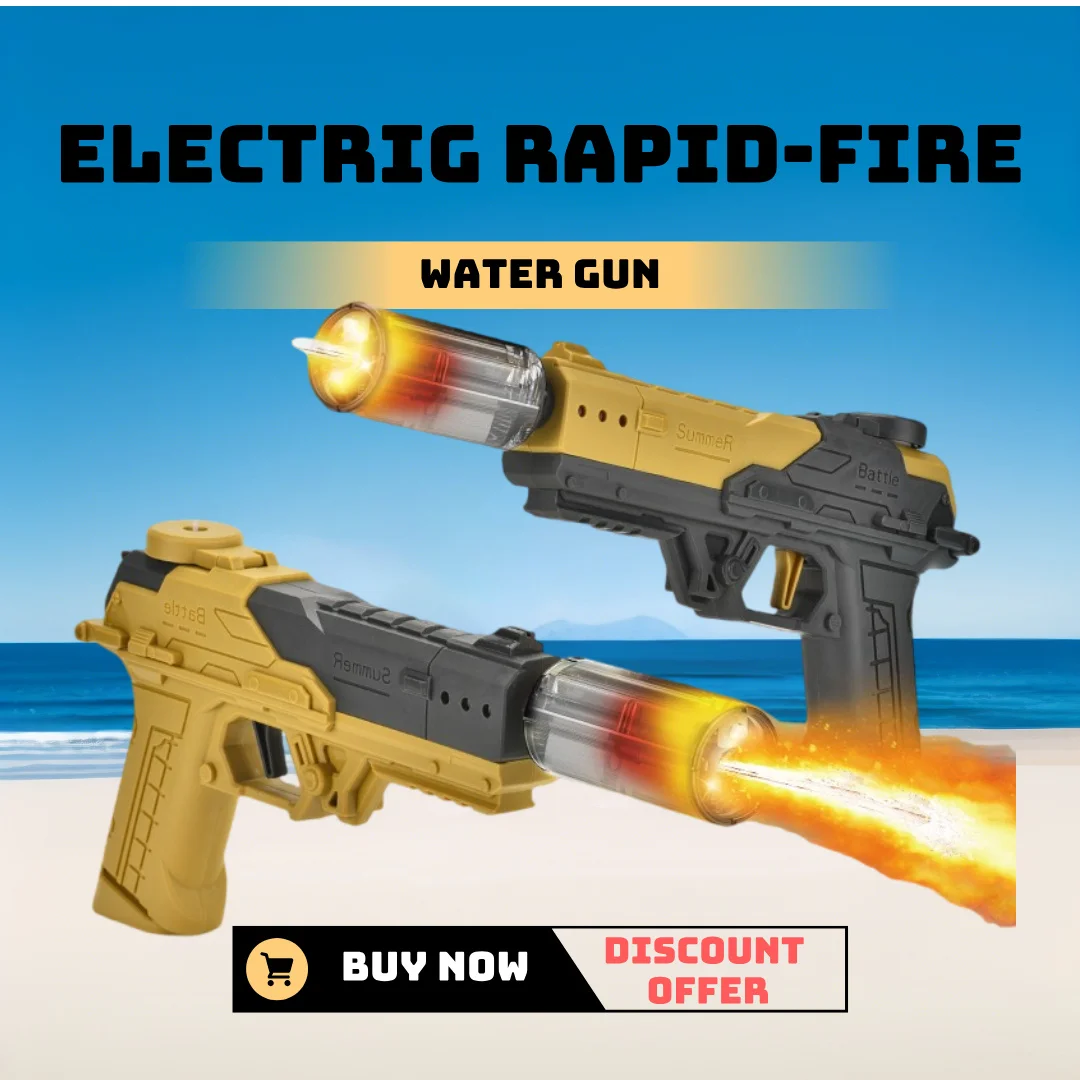 Electric Water Gun Toys for Kids with Fire Caps Summer Outdoor Water Battle Essential Fun Children's Gift
Electric Water Gun Toys for Kids with Fire Caps Summer Outdoor Water Battle Essential Fun Children's Gift