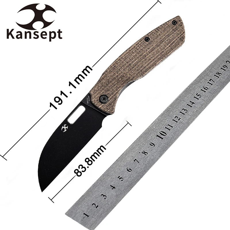 Складные ножи Kansept Convict T1023A1 3,3 дюйма, черный, Stonewashed, 154 см + коричневая ручка из микроты, отверстие для большого пальца, полезный уличный нож EDC
Складные ножи Kansept Convict T1023A1 3,3 дюйма, черный, Stonewashed, 154 см + коричневая ручка из микроты, отверстие для большого пальца, полезный уличный нож EDC