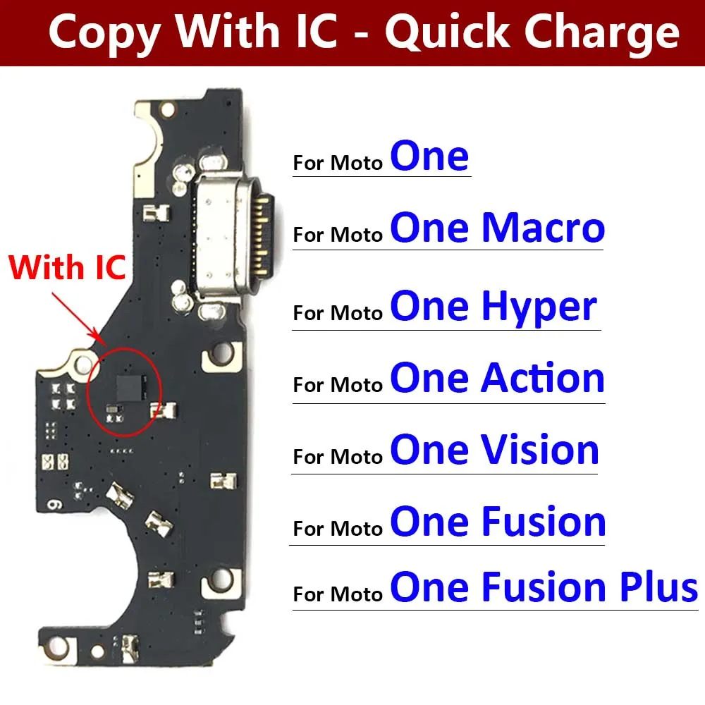 USB Charging Port Dock Charger Charge Connector Flex Cable For Motorola Moto One Vision / One Action Macro Fusion Plus Hyper
USB Charging Port Dock Charger Charge Connector Flex Cable For Motorola Moto One Vision / One Action Macro Fusion Plus Hyper