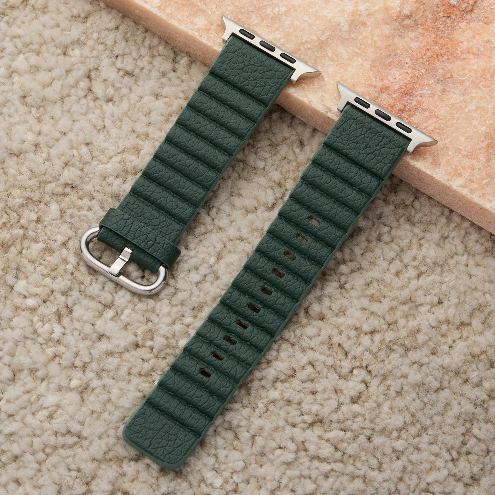 Nice Leather loop For Apple Watch band women Series 10/9/8/7/6 38mm 40mm 41mm 42mm 44mm 45mm 46mm Strap
Nice Leather loop For Apple Watch band women Series 10/9/8/7/6 38mm 40mm 41mm 42mm 44mm 45mm 46mm Strap