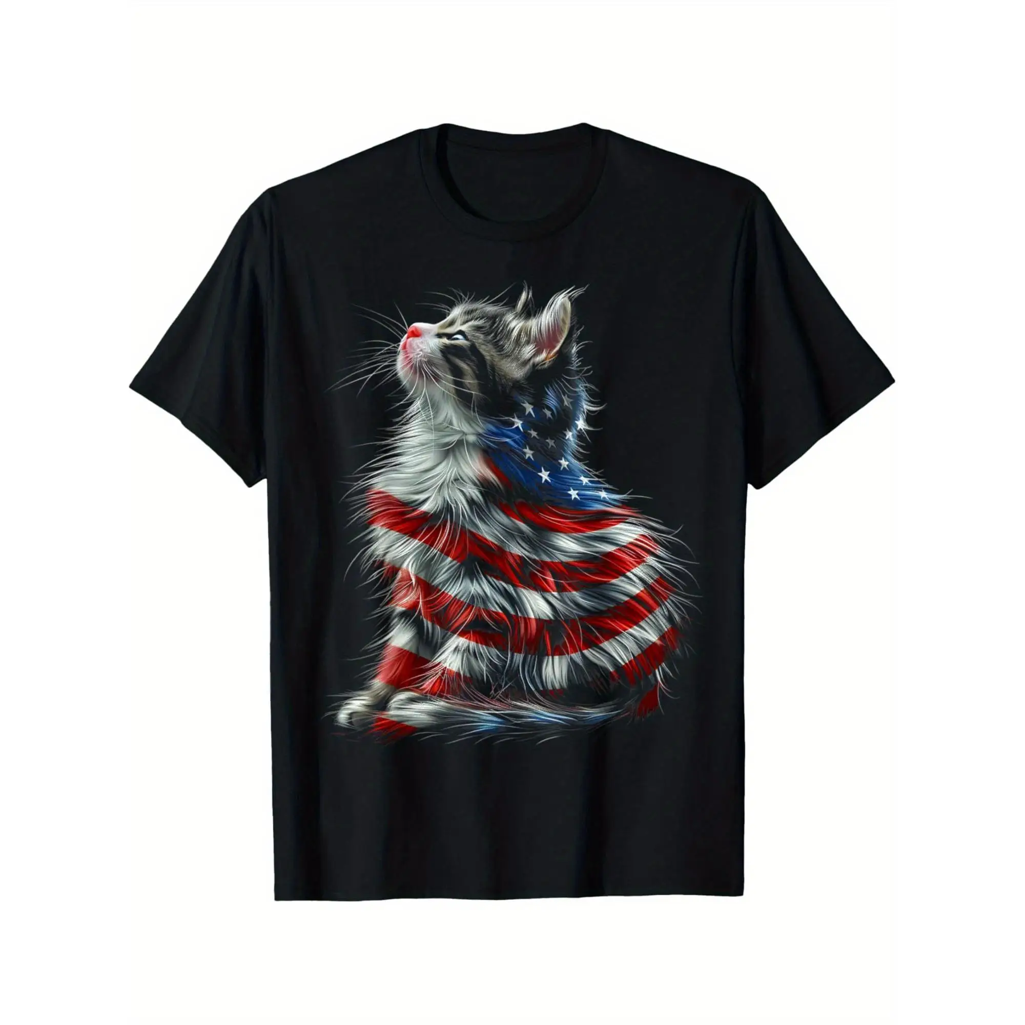 American Flag Cat T Shirt Patriotic Kitty Graphic Tee USA 4th of July Gift for Men Women Pet Lovers
American Flag Cat T Shirt Patriotic Kitty Graphic Tee USA 4th of July Gift for Men Women Pet Lovers