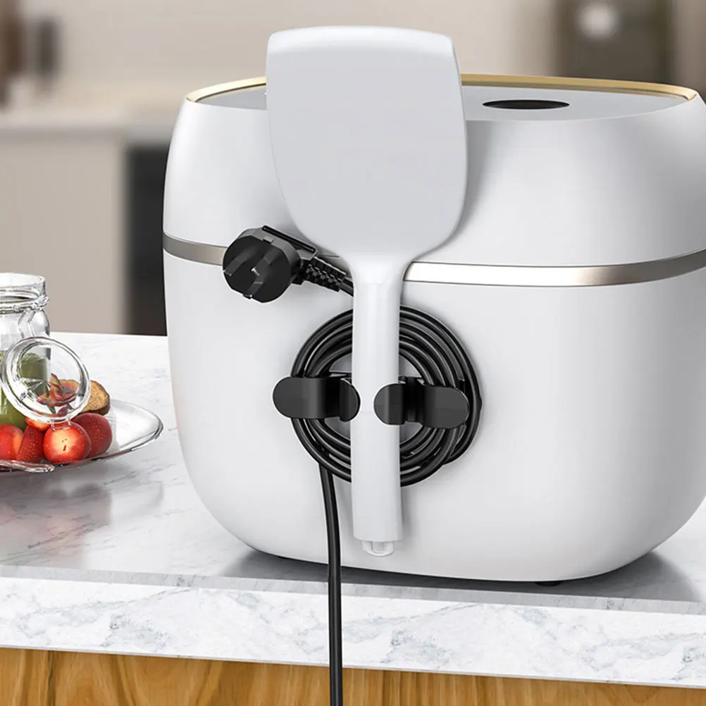 6 pcs Organizer Kitchen Appliance Holder Winder White Gray Black Cord Cord Holder For Kitchen Appliances Manager Wire Tidy Plug
6 pcs Organizer Kitchen Appliance Holder Winder White Gray Black Cord Cord Holder For Kitchen Appliances Manager Wire Tidy Plug