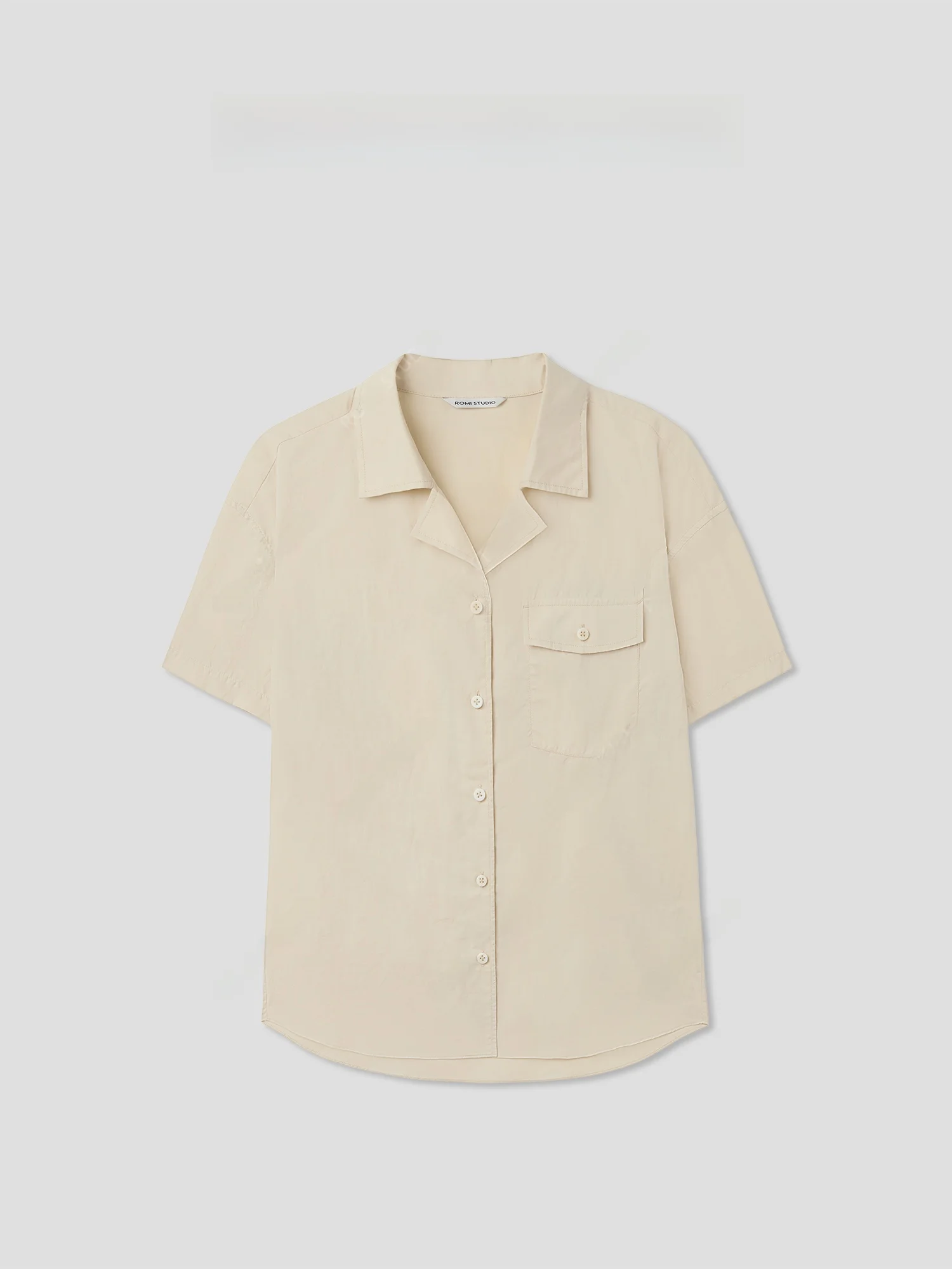 Romish Studio Women's Casual Style Pure Cotton Short Sleeve Loose Fit Shirt Lightweight Dry Feel Retro Minimalist Design
Romish Studio Women's Casual Style Pure Cotton Short Sleeve Loose Fit Shirt Lightweight Dry Feel Retro Minimalist Design