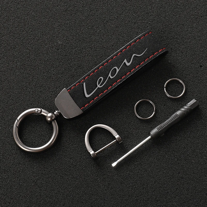 High Quality Suede Leathe Leon Keychain Key Ring For Seat Leon MK1 MK2 MK3 1 2 3 1M 1P 5F 1999-2015 2016 2017 2018 2019 2021 Car
High Quality Suede Leathe Leon Keychain Key Ring For Seat Leon MK1 MK2 MK3 1 2 3 1M 1P 5F 1999-2015 2016 2017 2018 2019 2021 Car