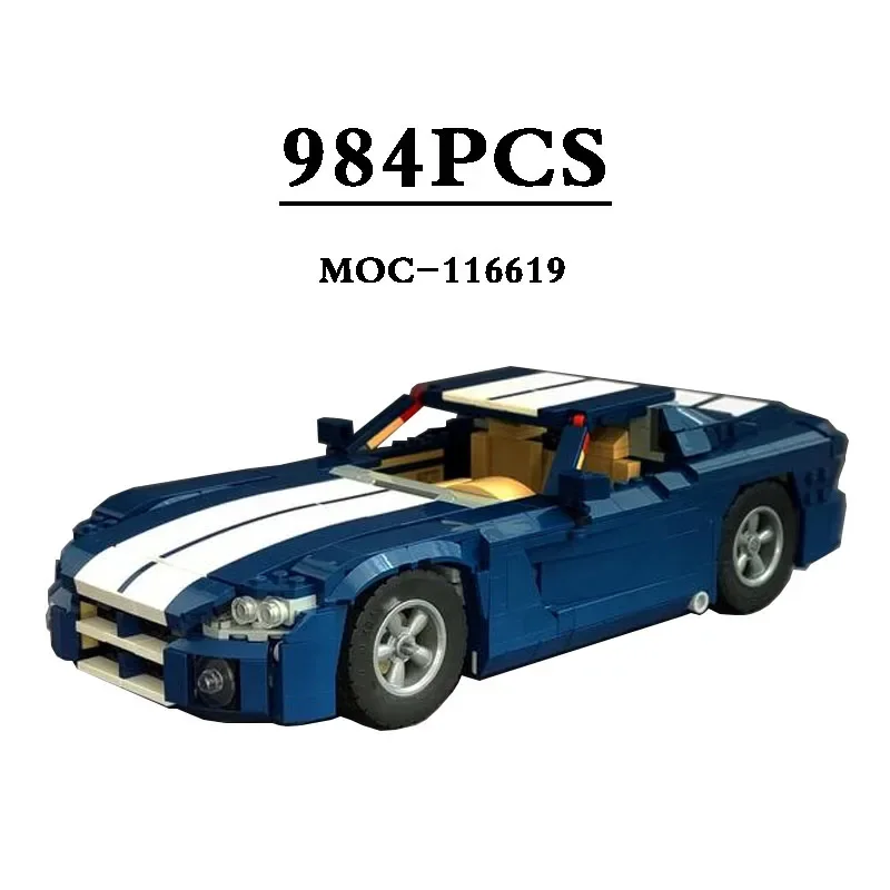 Classic Racing Car MOC-116619 984pcs Sports Car Model-10265 Alternative Design DIY Model Building Blocks Toy Birthday Gift
Classic Racing Car MOC-116619 984pcs Sports Car Model-10265 Alternative Design DIY Model Building Blocks Toy Birthday Gift