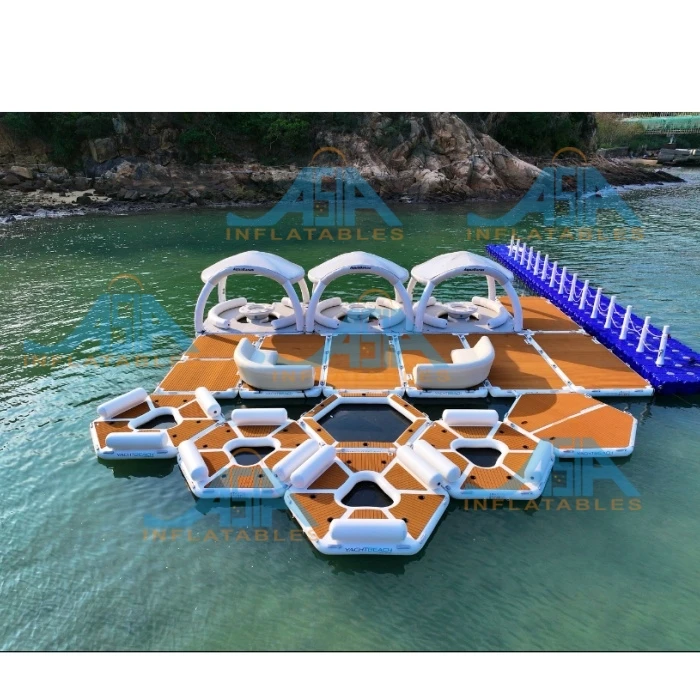 Inflatable Swimming & Boating Platform - 6ft Hexagon PVC Dock with Ladder (Modular Design)
Inflatable Swimming & Boating Platform - 6ft Hexagon PVC Dock with Ladder (Modular Design)