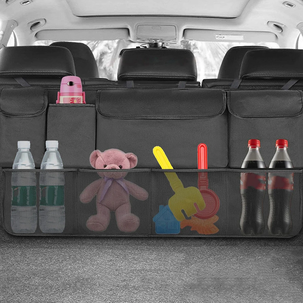 1pc Car Seat Storage Bag Large Capacity Multi Pocket Organizer Durable Polyester Hanging Bag For Car Back Seat Easy Install Auto
1pc Car Seat Storage Bag Large Capacity Multi Pocket Organizer Durable Polyester Hanging Bag For Car Back Seat Easy Install Auto