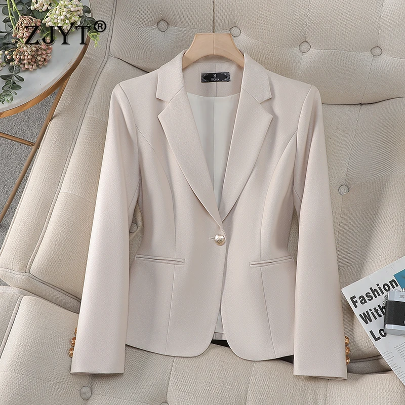 ZJYT Korean Fashion Women's Blazers Office Lady Formal Jacket Coat 2025 New Spring Outerwears Elegant Plus Size Veste Femme
ZJYT Korean Fashion Women's Blazers Office Lady Formal Jacket Coat 2025 New Spring Outerwears Elegant Plus Size Veste Femme