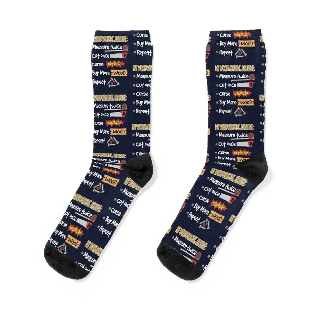 Woodworking Routine: Measure Twice, Cut Once, Curse, Buy More Wood, Repeat Socks Stockings summer funny gift Socks Men Women's
Woodworking Routine: Measure Twice, Cut Once, Curse, Buy More Wood, Repeat Socks Stockings summer funny gift Socks Men Women's