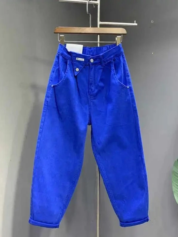 Розовые джинсовые джинсы с высокой талией, женские летние свободные корейские утягивающие брюки ярких цветов с девятью точками Harlan, джинсы для девочек
Розовые джинсовые джинсы с высокой талией, женские летние свободные корейские утягивающие брюки ярких цветов с девятью точками Harlan, джинсы для девочек