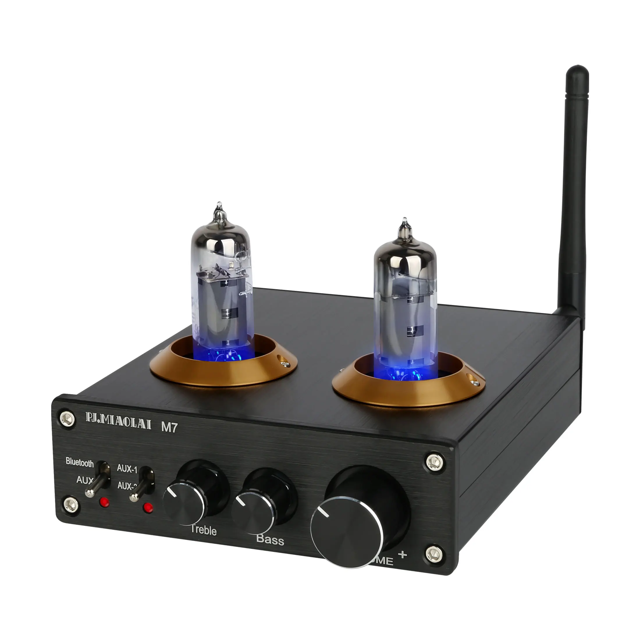 PJ. MIAOLAI M7 Bluetooth tube front amplifier 6K4 tube HIFI preamplifier can be upgraded to 6J1 GE5654
PJ. MIAOLAI M7 Bluetooth tube front amplifier 6K4 tube HIFI preamplifier can be upgraded to 6J1 GE5654