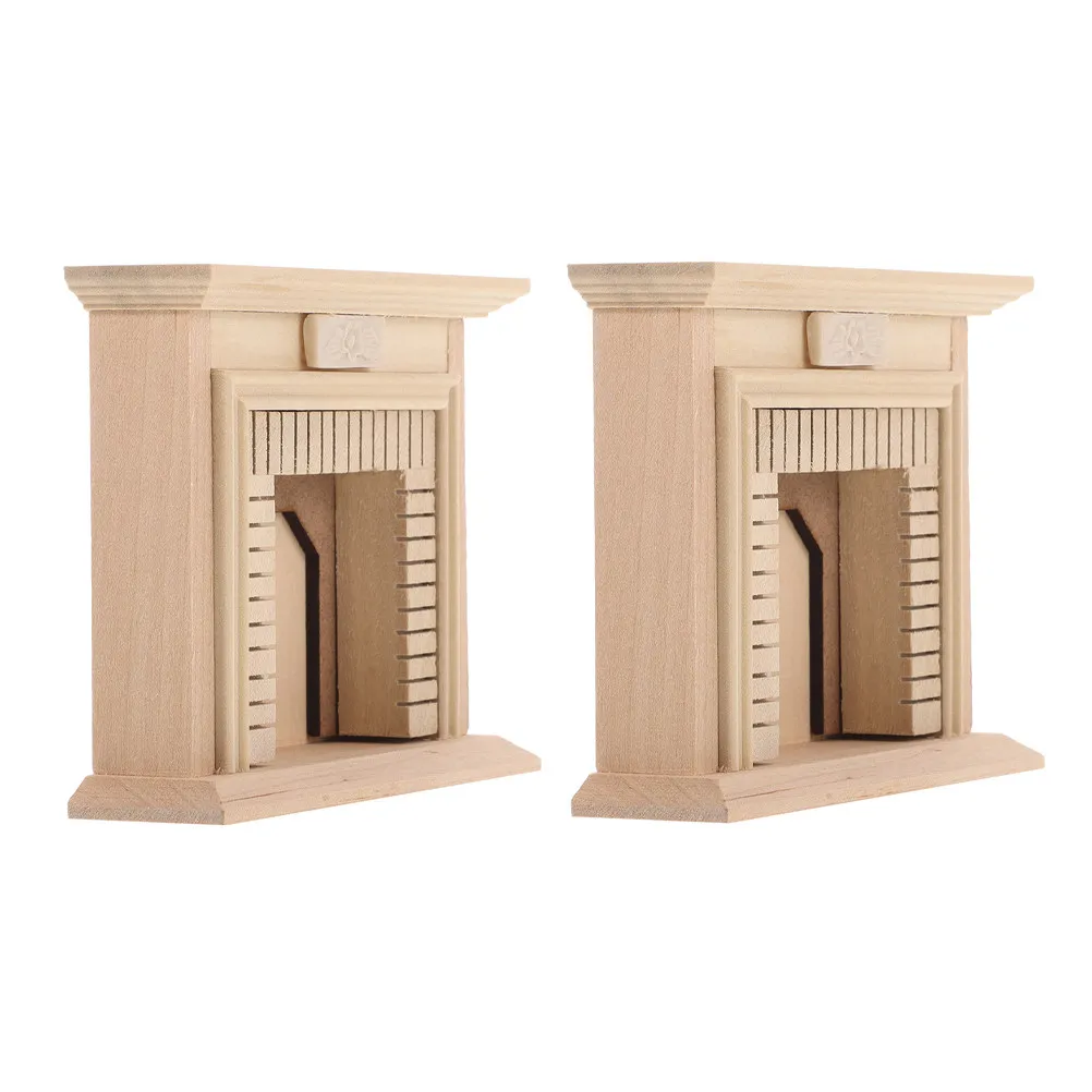 2Pcs Miniature Wood Fireplace: Unfinished DIY Assembly for Micro Landscape, Dollhouse Furniture, Tiny House Winter Craft
2Pcs Miniature Wood Fireplace: Unfinished DIY Assembly for Micro Landscape, Dollhouse Furniture, Tiny House Winter Craft