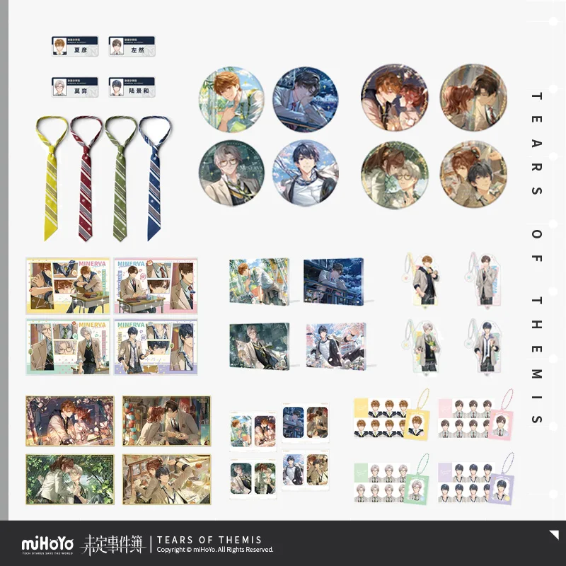 Sunsyea Tears of Themis Official Merch miHoYo Forever Young Series Tie Badge Name Tag Colored Paper Pendant Raven Libra
Sunsyea Tears of Themis Official Merch miHoYo Forever Young Series Tie Badge Name Tag Colored Paper Pendant Raven Libra