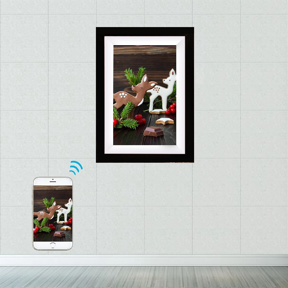 Wood Indoor Smart Cloud WIFI Vertical Horizontal Advertising Display 10 Inch Frameo Digital Photo Frames
Wood Indoor Smart Cloud WIFI Vertical Horizontal Advertising Display 10 Inch Frameo Digital Photo Frames