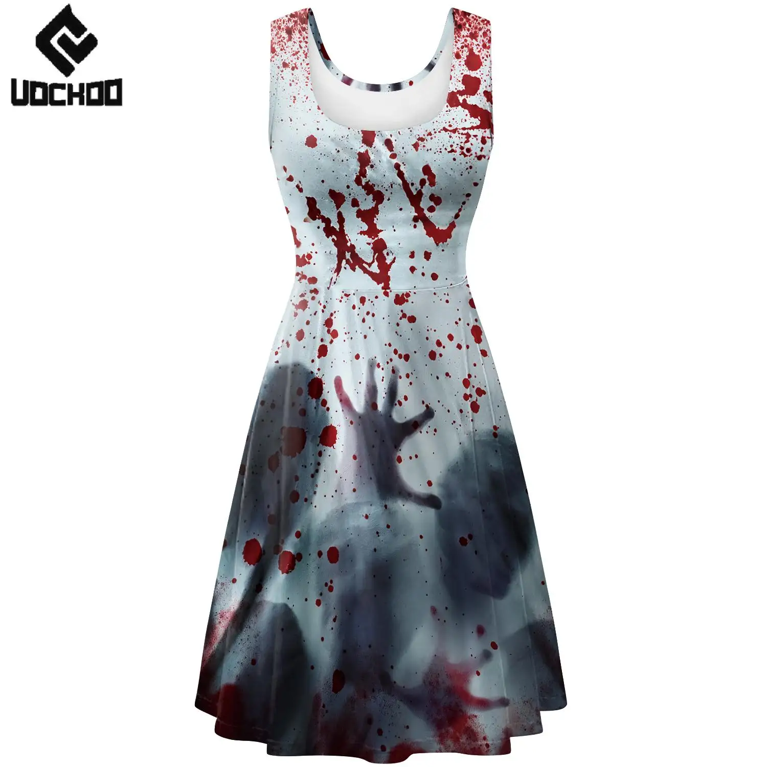 Horrible Zombie Dress Halloween Skeleton Cosplay Costume Women Day of The Dead Dress Funny 3D Printing Wear Festival Sundress
Horrible Zombie Dress Halloween Skeleton Cosplay Costume Women Day of The Dead Dress Funny 3D Printing Wear Festival Sundress