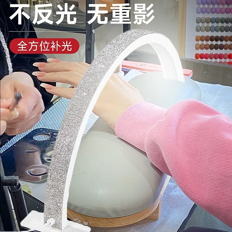 Nail art lamp Half-month eye protection shadowless lamp Eyebrow tattoo work fill light with bracket Nail art lamp
Nail art lamp Half-month eye protection shadowless lamp Eyebrow tattoo work fill light with bracket Nail art lamp