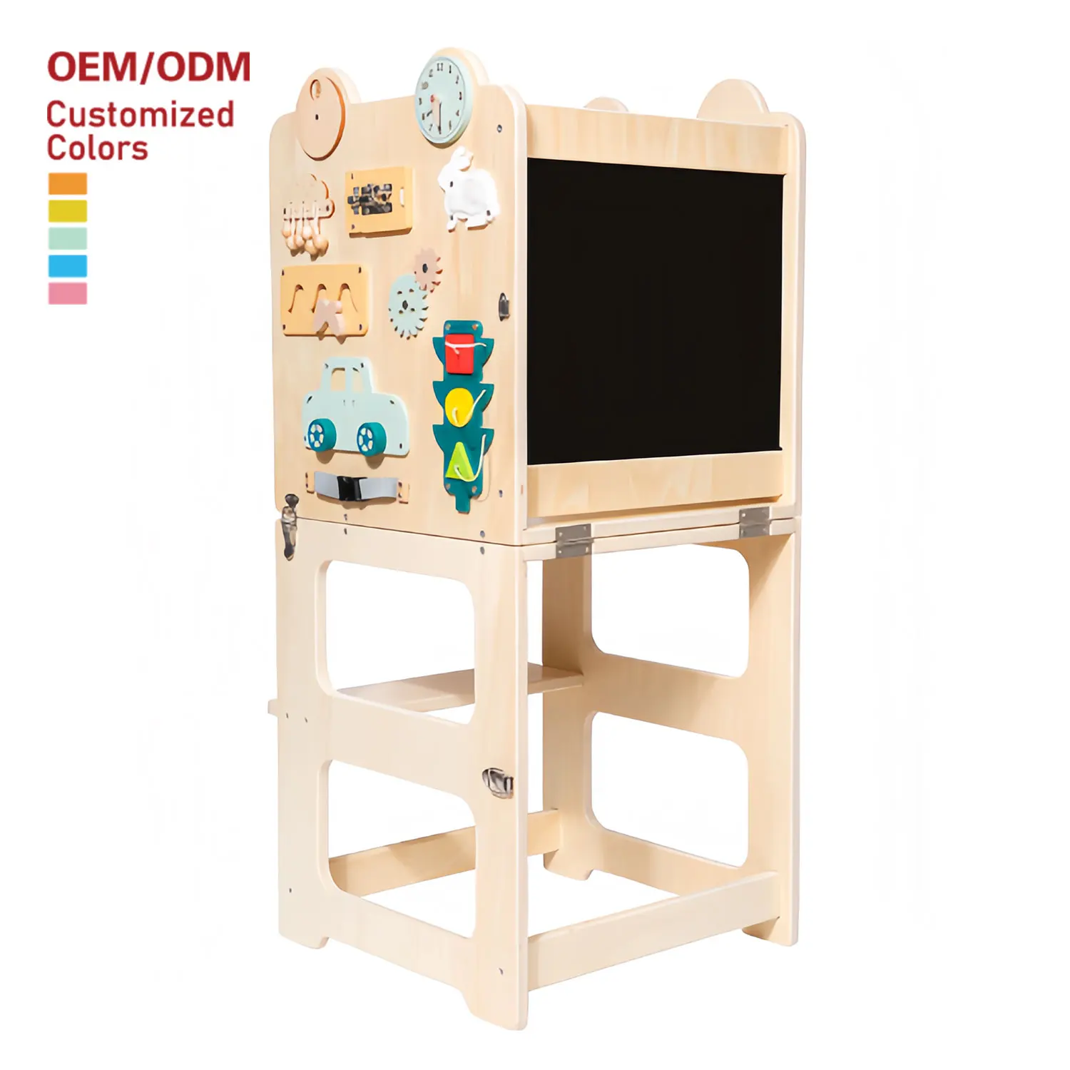 Custom Multifunction Wooden Toddler Folding Kitchen Stool Early Educational Helper Baby Learning Chair for Kids Gifts Toys
Custom Multifunction Wooden Toddler Folding Kitchen Stool Early Educational Helper Baby Learning Chair for Kids Gifts Toys