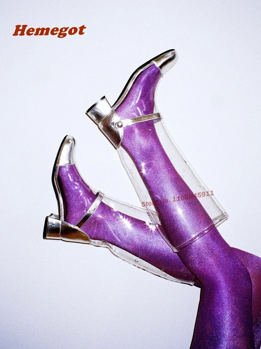 Сапоги до колена с круглым носком и прозрачным виниловым валом, глянцевые женские сапоги из ПВХ в стиле пэчворк, большие размеры 46, повседневная обувь
Сапоги до колена с круглым носком и прозрачным виниловым валом, глянцевые женские сапоги из ПВХ в стиле пэчворк, большие размеры 46, повседневная обувь