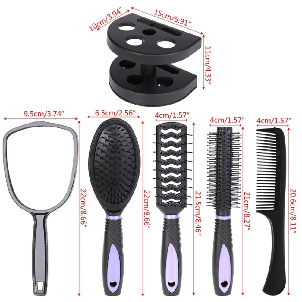 5 Pcs Hair Comb Set Mirror Compact Lightweight Portable Anti Static Brush For Women Styling Tools Travel Use
5 Pcs Hair Comb Set Mirror Compact Lightweight Portable Anti Static Brush For Women Styling Tools Travel Use