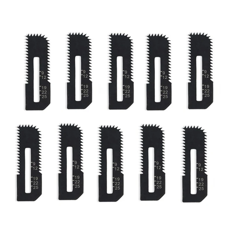 AA46 10Pack Drywall Cut-Out Saw Blades For Cordless Cut-Out Saw, Cuts Drywall Up To 1-3/16 Inch Thick (Depth Markings)
AA46 10Pack Drywall Cut-Out Saw Blades For Cordless Cut-Out Saw, Cuts Drywall Up To 1-3/16 Inch Thick (Depth Markings)
