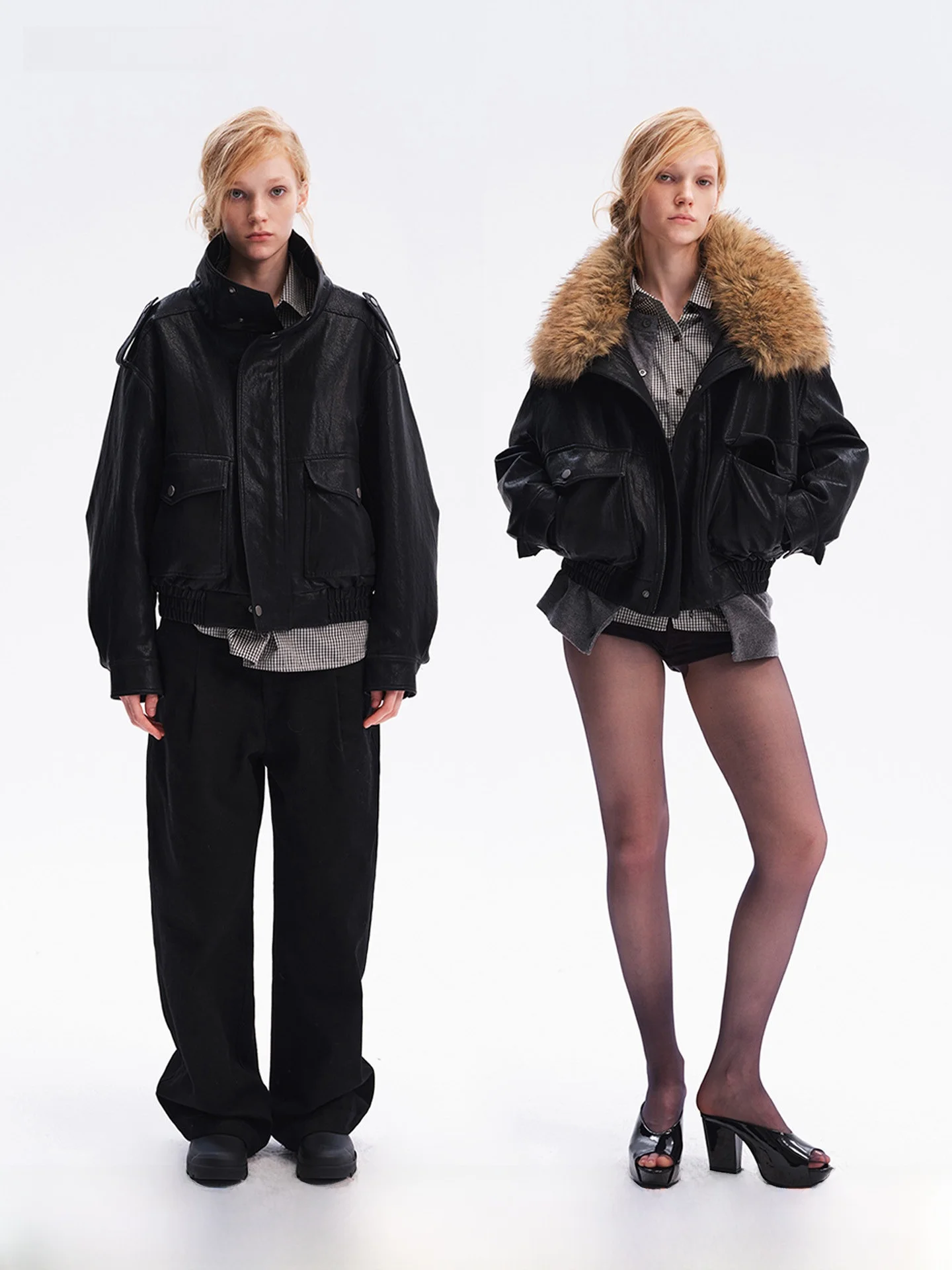 AHNKANK Explora Jaet Detachable Fur Collar Retro Cotton Lined Leather ort Bla Winter Thi Outerwear Women Spring
AHNKANK Explora Jaet Detachable Fur Collar Retro Cotton Lined Leather ort Bla Winter Thi Outerwear Women Spring