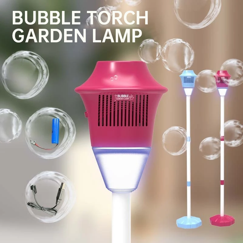 Bubble Torch Garden Light Automatic Bubble Machine Outdoor Bubble Maker with Light Suitable for Camping Wedding Birthday Parties
Bubble Torch Garden Light Automatic Bubble Machine Outdoor Bubble Maker with Light Suitable for Camping Wedding Birthday Parties